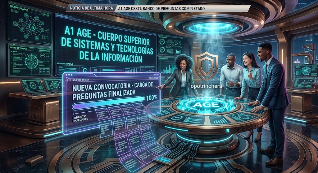 Nueva convocatoria A1 AGE – Cuerpo Superior de Sistemas y Tecnologías de la Información
